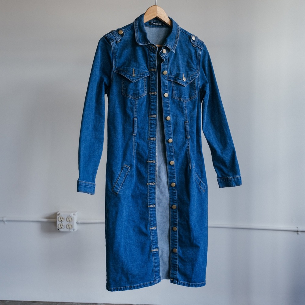 Blue Denim Dress